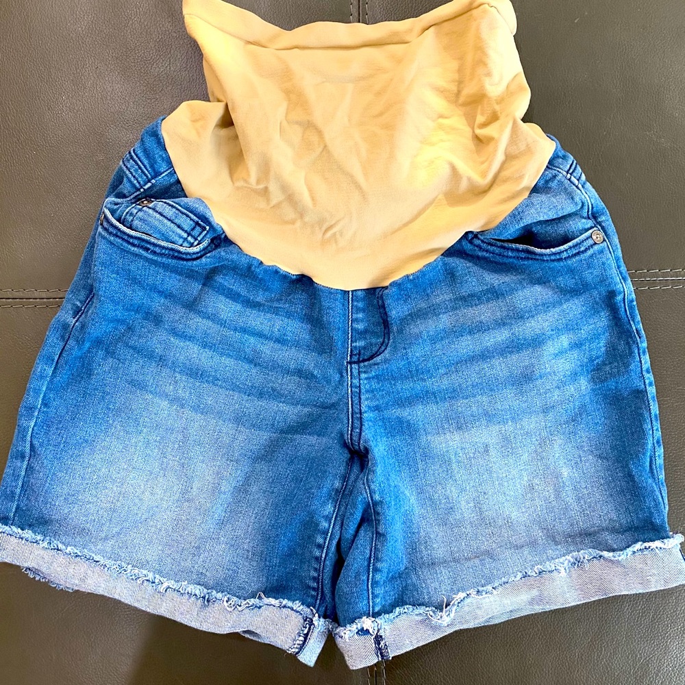 Motherhood Maternity jean shorts, XS